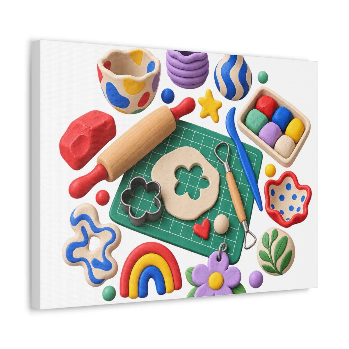 Miniature Clay Sculpting Workshop Canvas