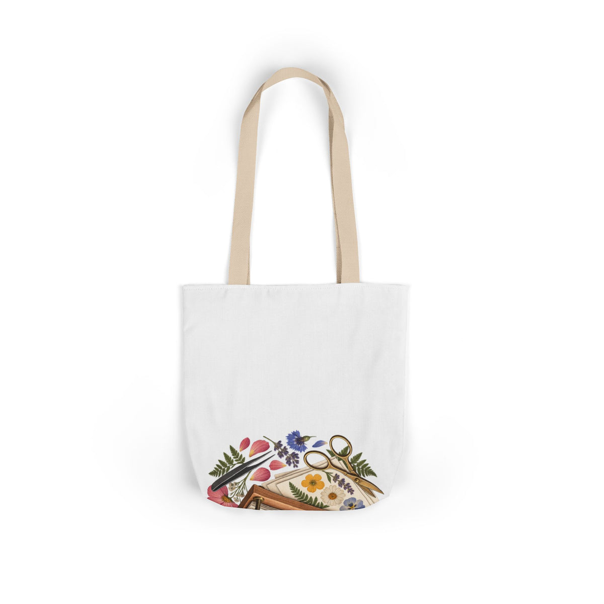 Botanical Flower Press Workshop Tote Bag