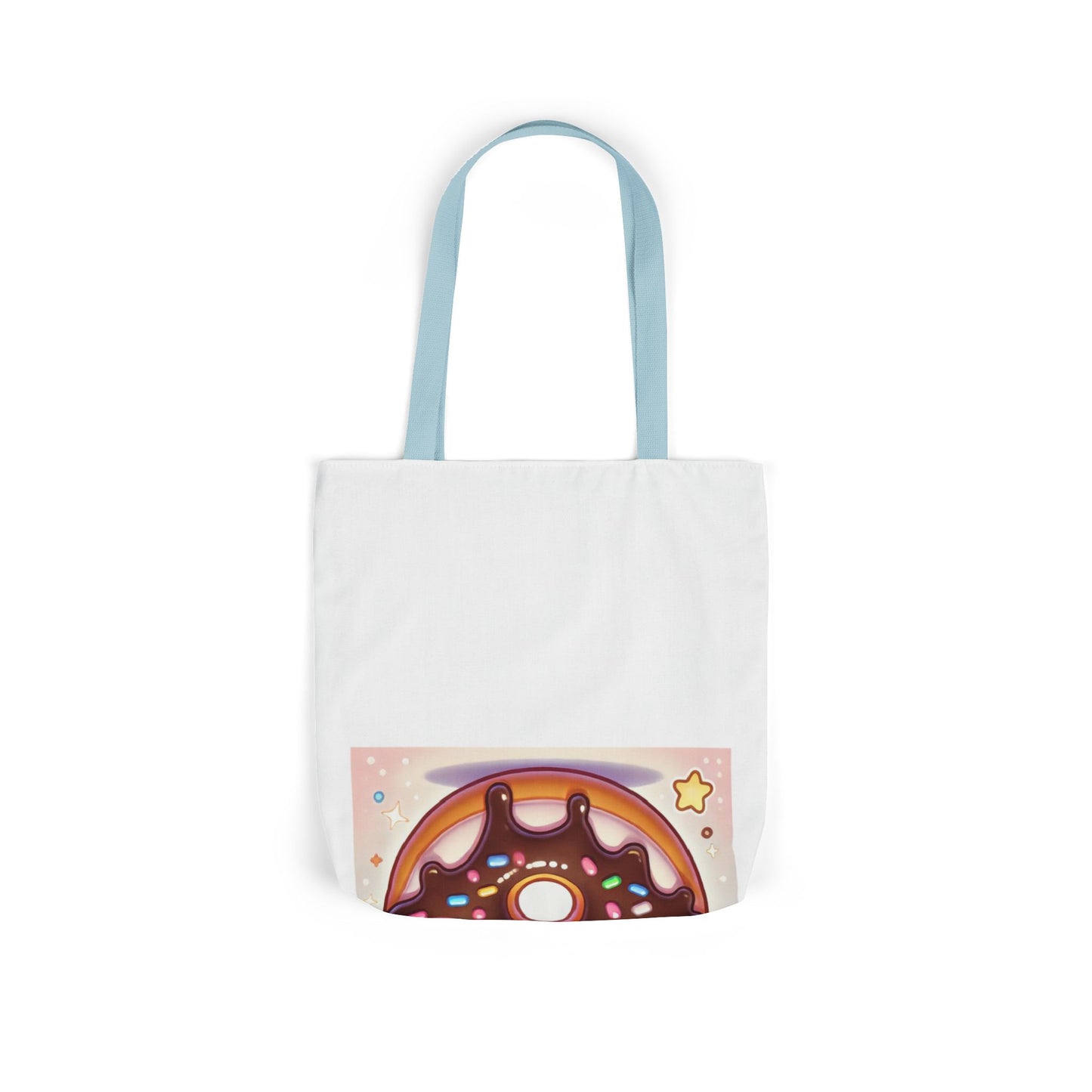 Kawaii Chocolate Donut Cute Dessert Art Tote Bag