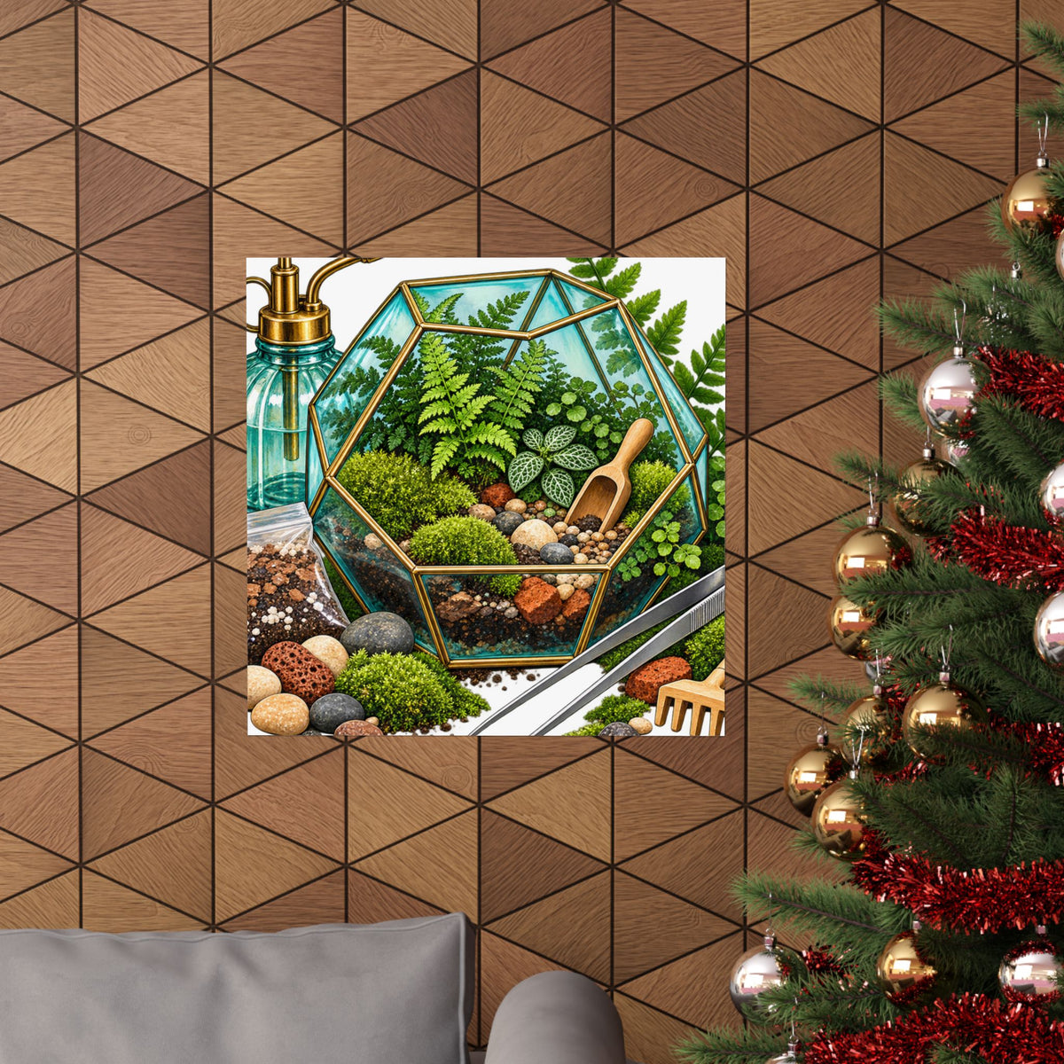Fern Terrarium Building Workshop Poster