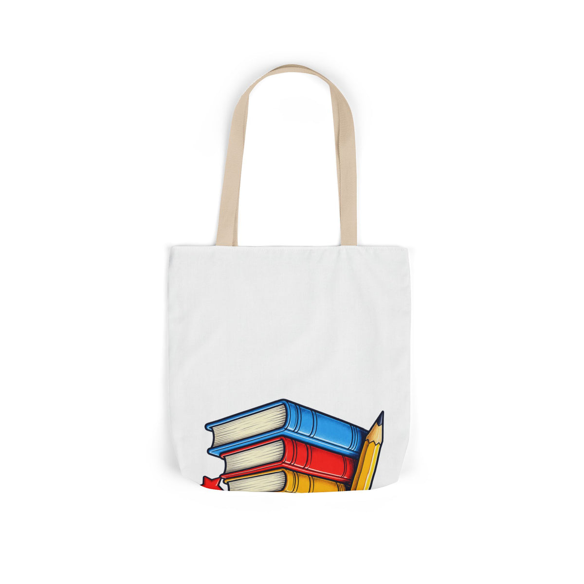 Retro School Books Apple Teacher Appreciation Tote Bag