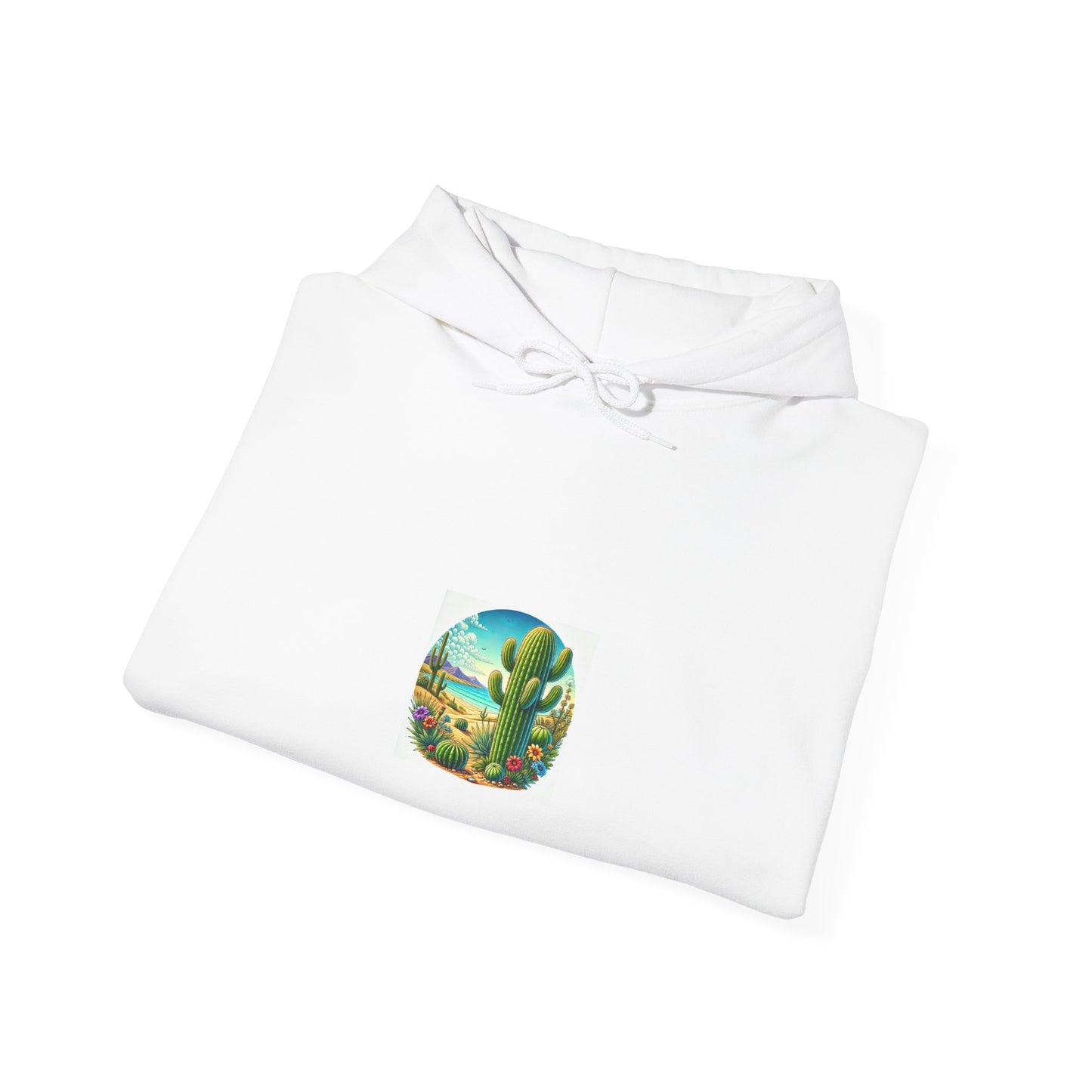 Desert Cactus Bloom Garden Botanical Graphic Hoodie Plant Lover Gift