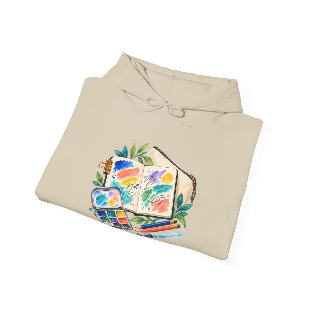 Colorful Urban Sketching Travel Kit Hoodie