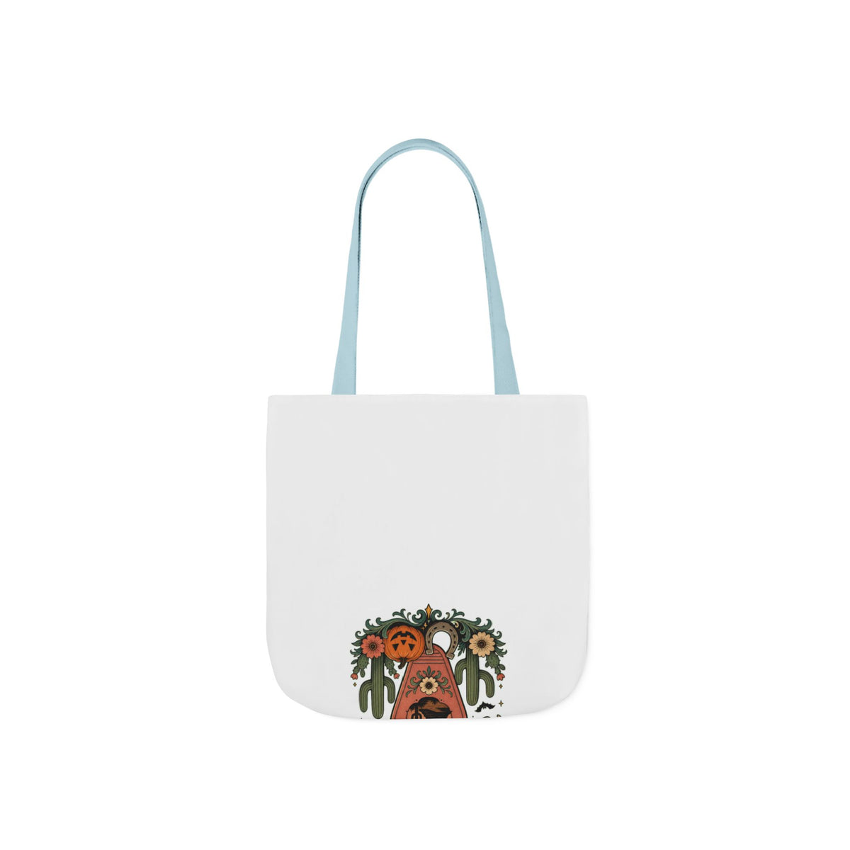 Haunted Desert Keytag Ghost Halloween Tote Bag