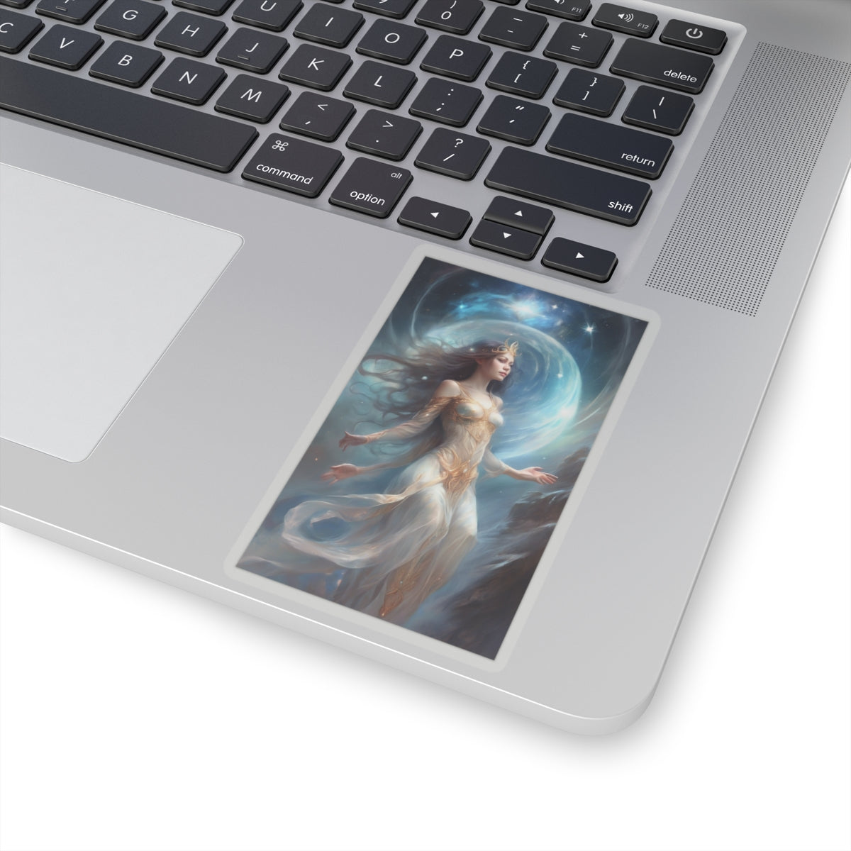 Lunar Celestial Queen Fantasy Portrait Sticker