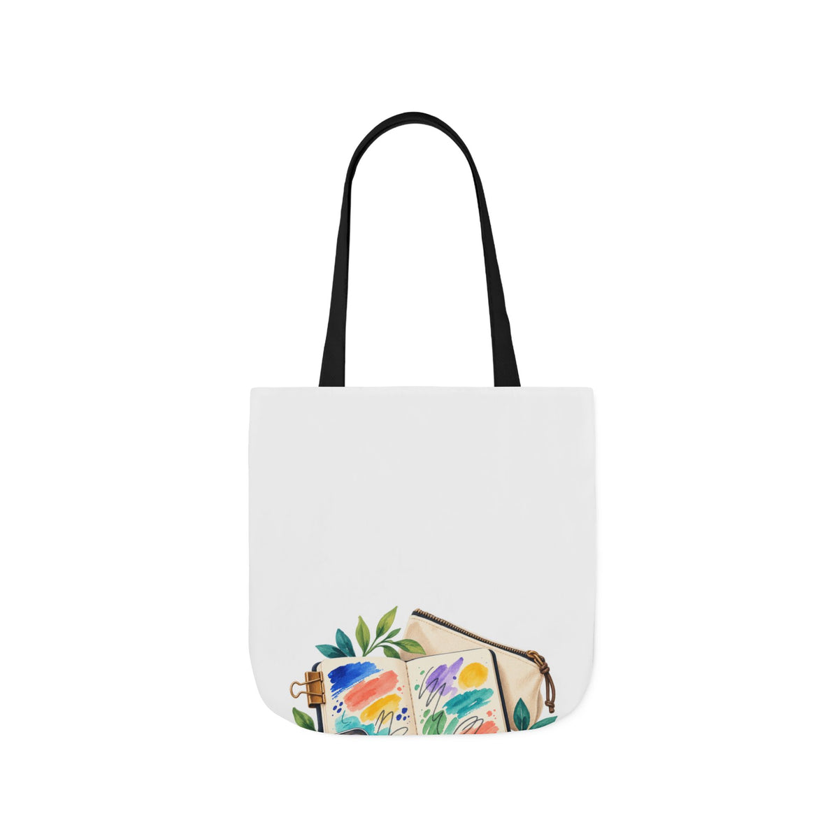 Colorful Urban Sketching Travel Kit Tote Bag