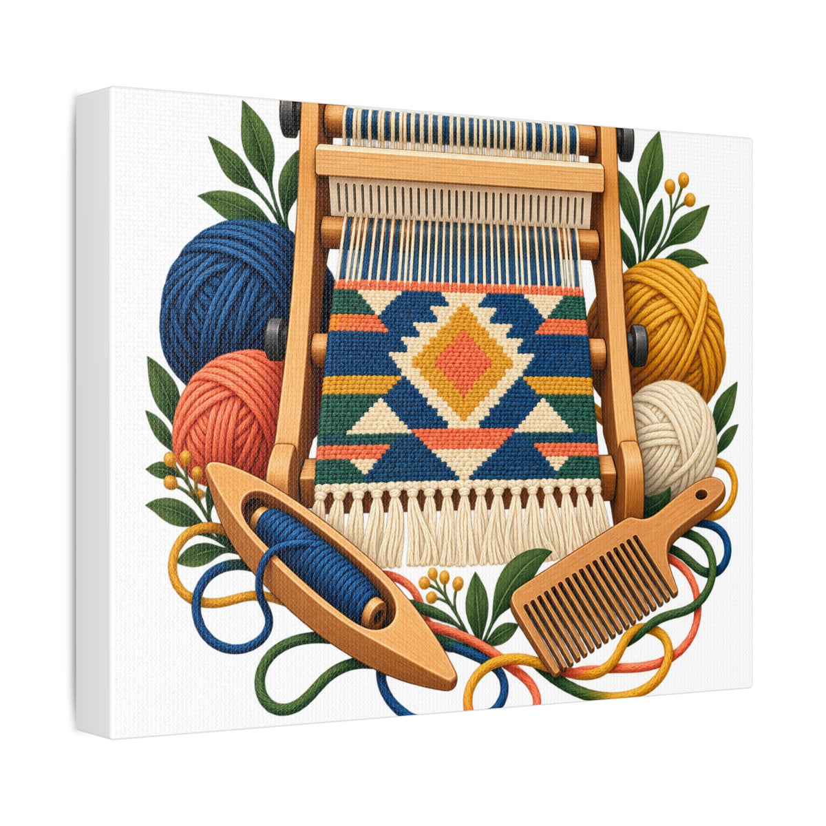 Geometric Hand Weaving Workshop Canvas