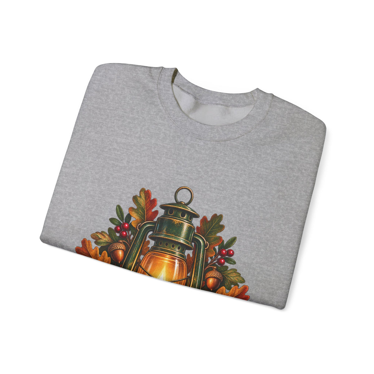 Autumn Oak Lantern and Acorns Sweatshirt