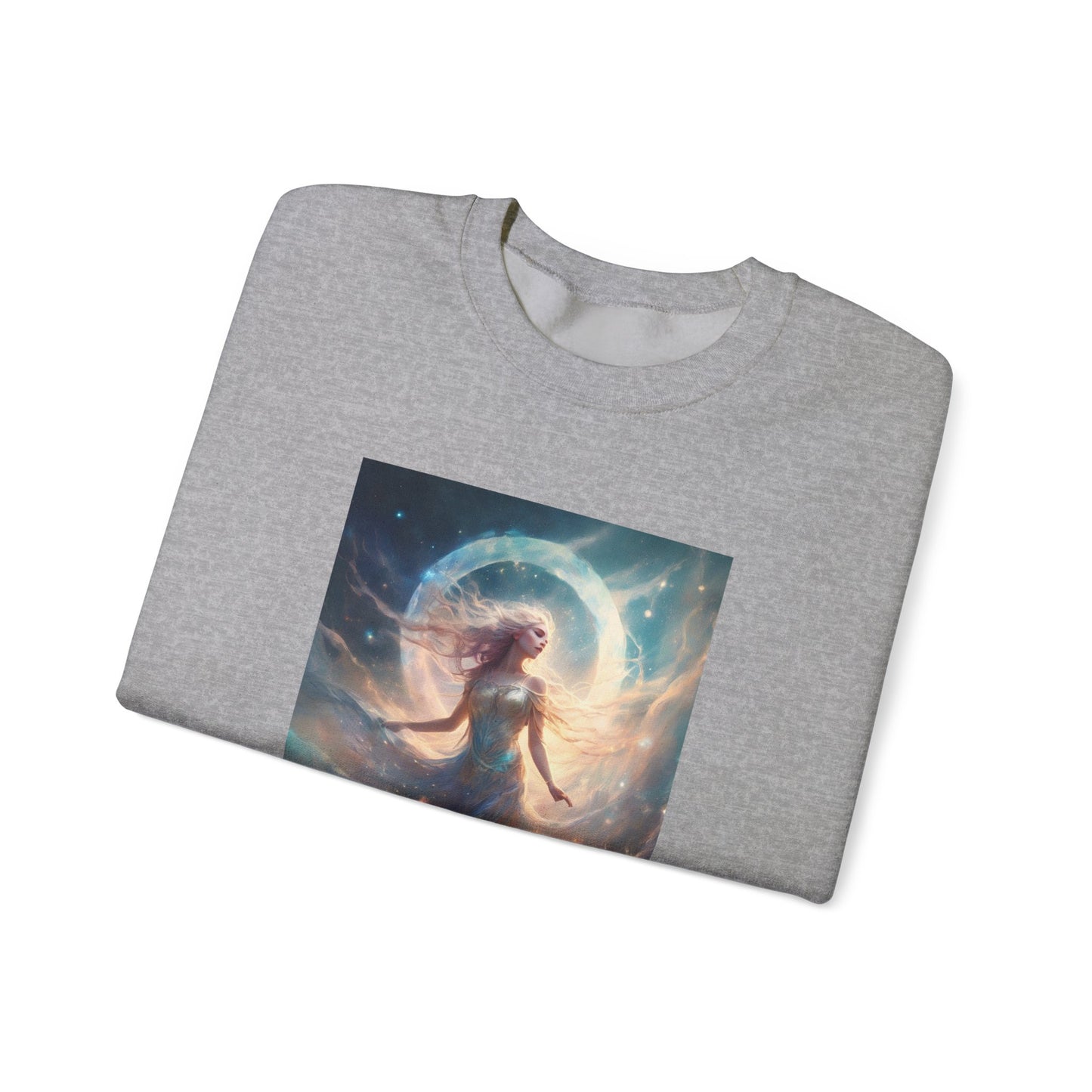 Moonlit Celestial Dancer Fantasy Portrait Sweatshirt
