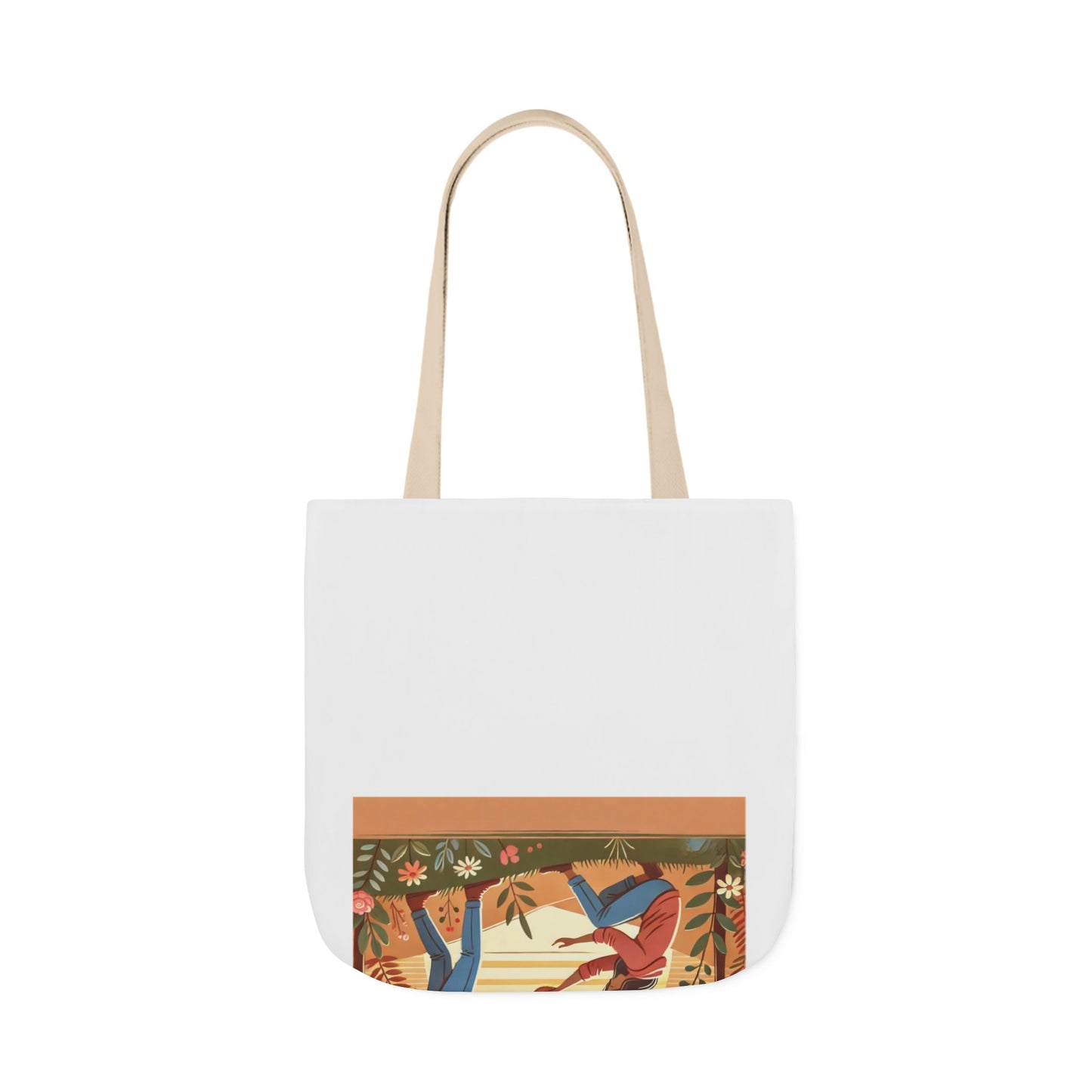 Helping Hands Sunset Garden Canvas Tote Bag