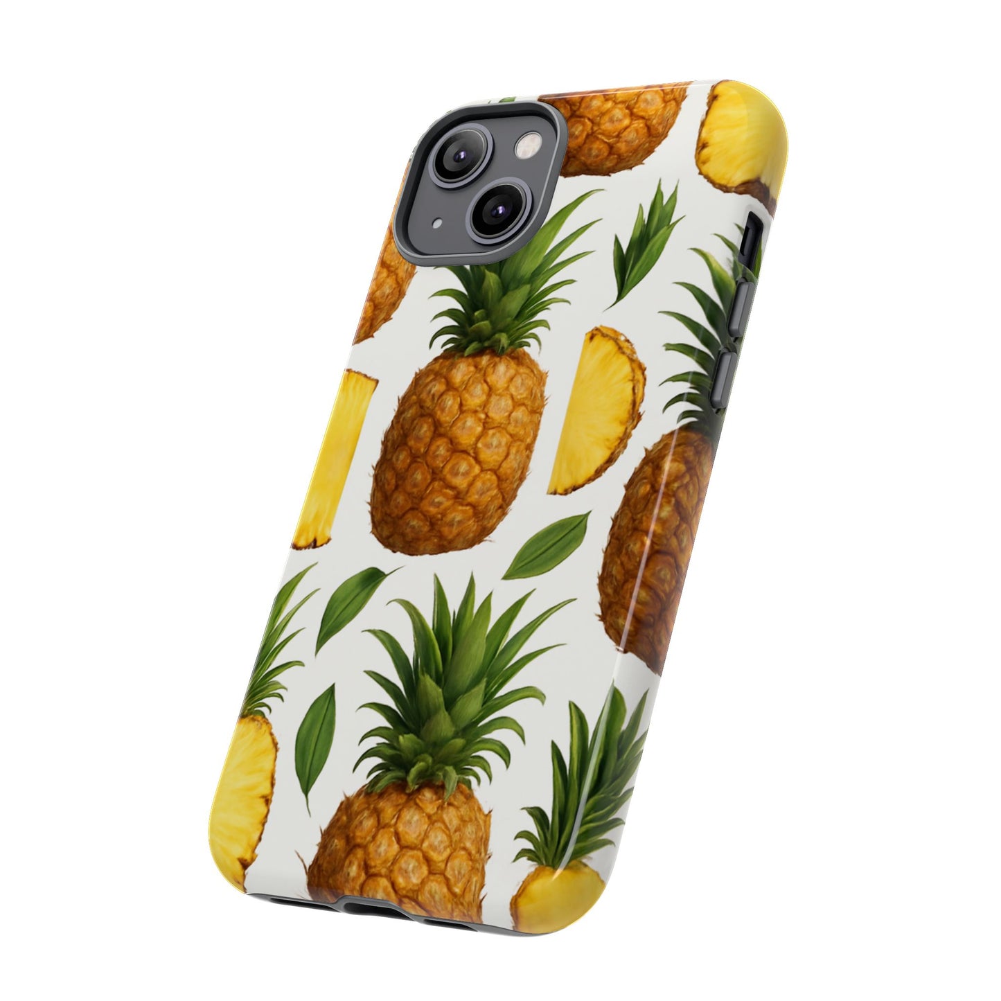 Pineapple Phone Case - Tough Cases, Tropical Phone Cover, Summer Vibe Accessories, Cute Pineapple Design, Fun Gift for Fruit Lovers