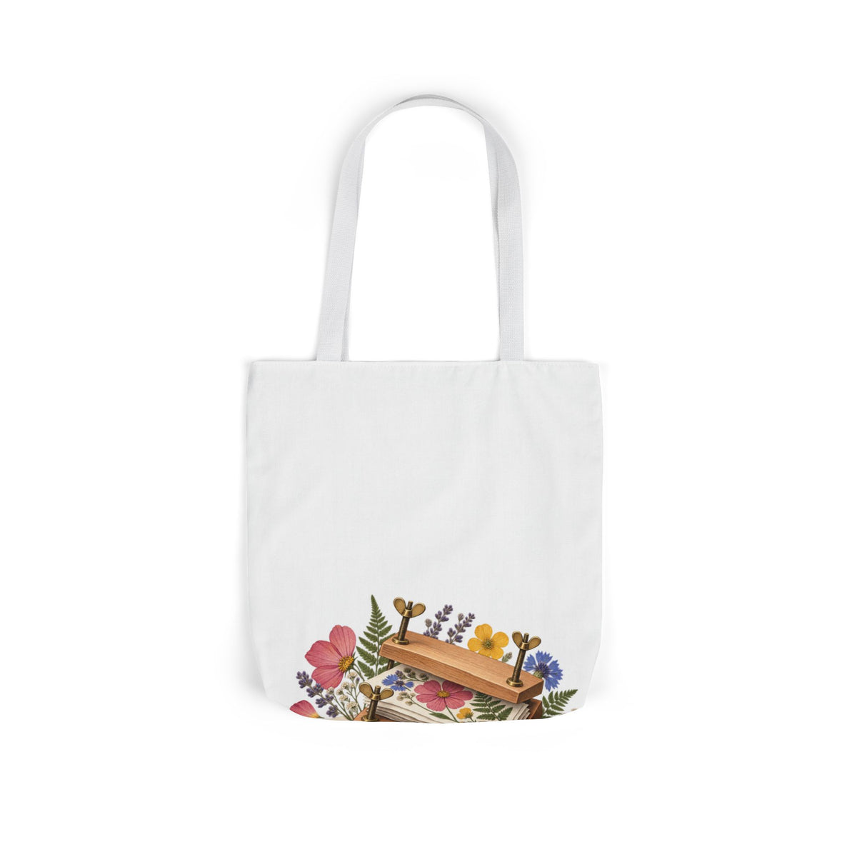 Botanical Flower Press Workshop Tote Bag