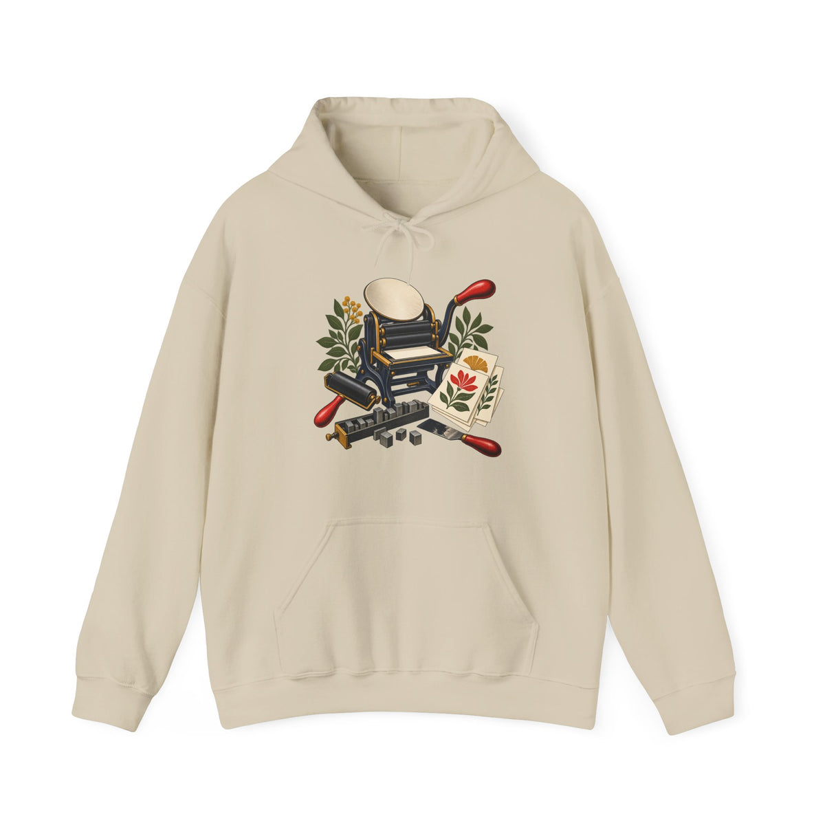 Botanical Letterpress Printshop Hoodie
