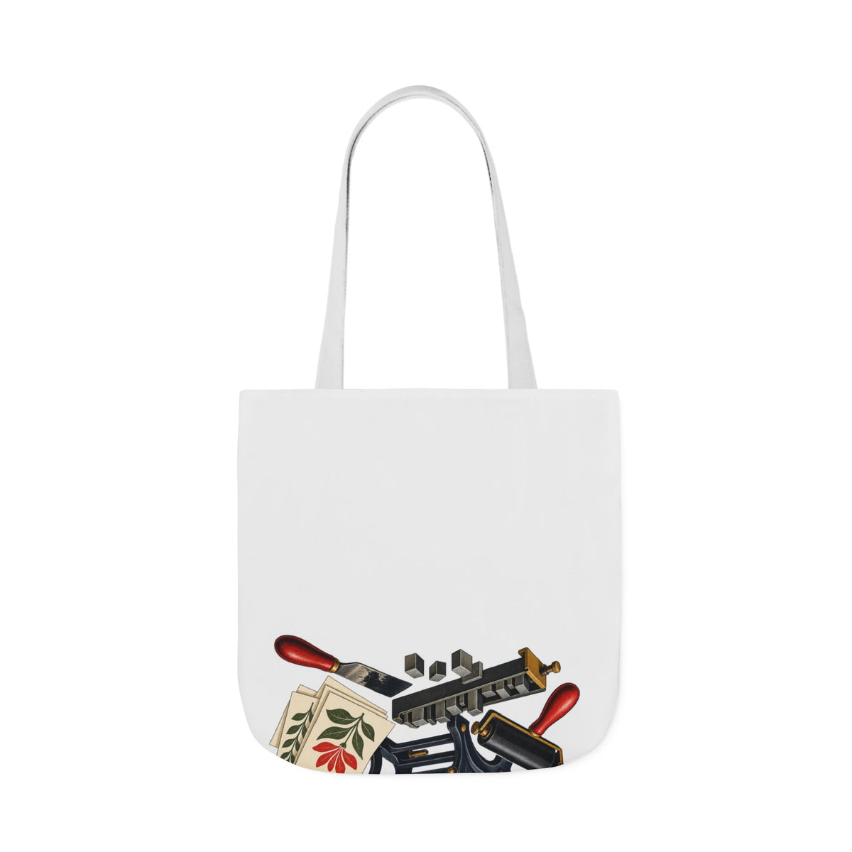 Botanical Letterpress Printshop Tote Bag