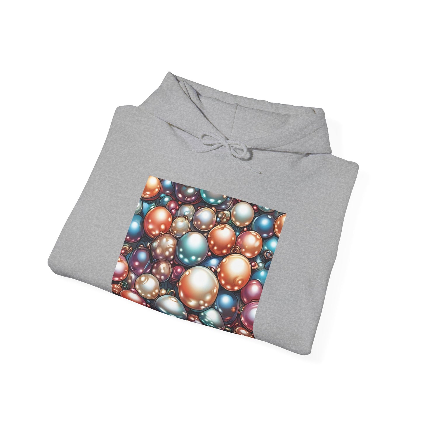 Glossy Orb Marble Abstract Gift Art Hoodie