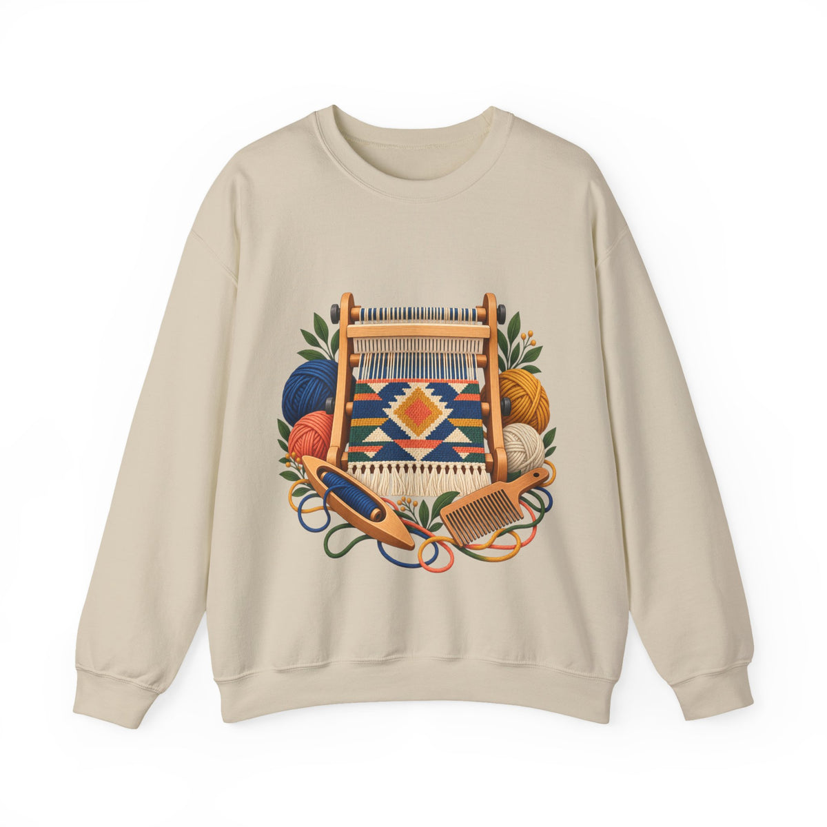 Geometric Hand Weaving Workshop Sweatshirt