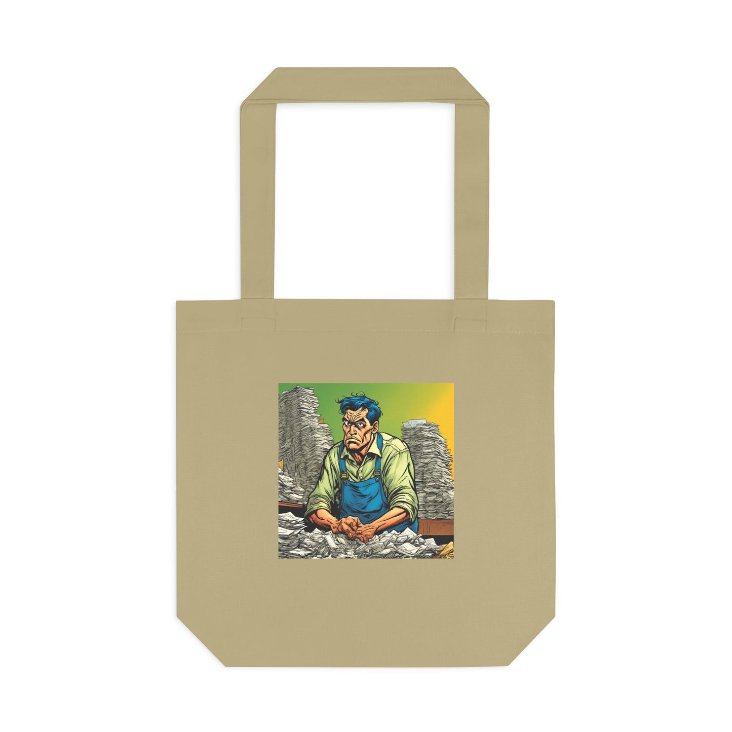 Paperwork Chaos Desk Worker Funny Office Art Tote Bag