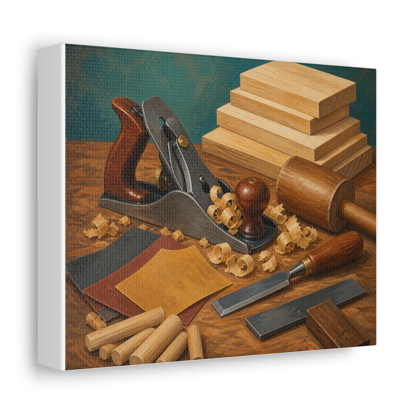 Classic Woodworking Tools Hobby Canvas Art