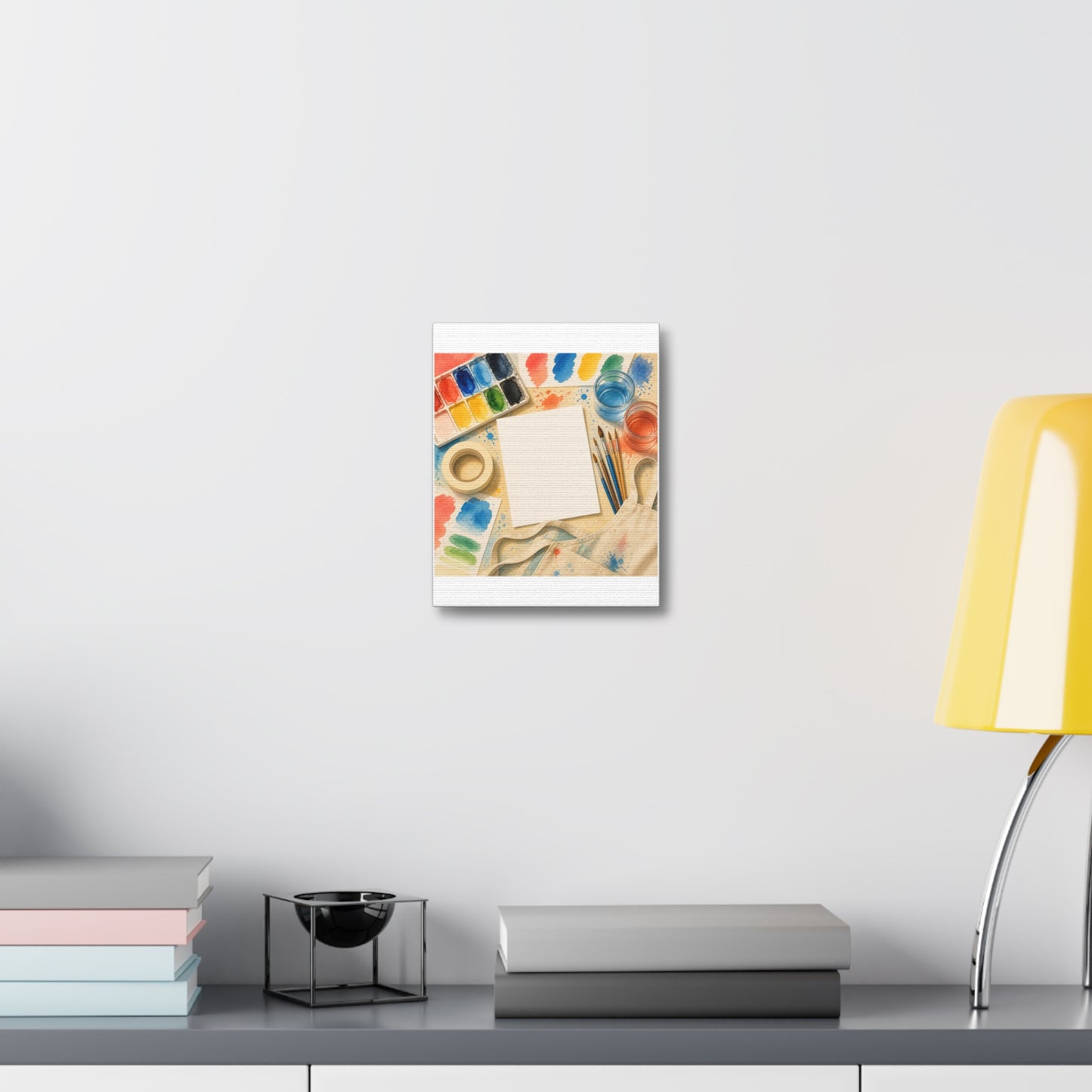 Bright Watercolor Painting Hobby Art Canvas Art