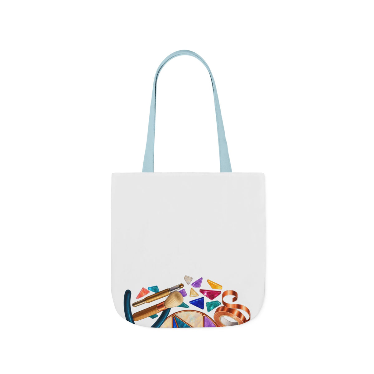 Abstract Stained Glass Suncatcher Workshop Tote Bag