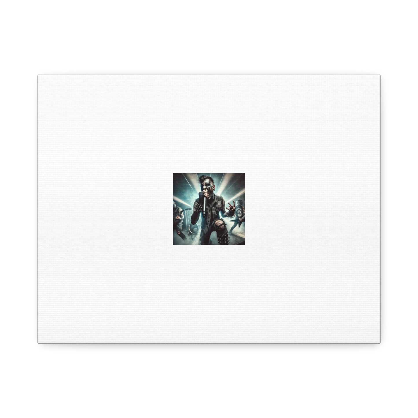 Punk Rock Vocalist Stage Energy Music Room Canvas Art