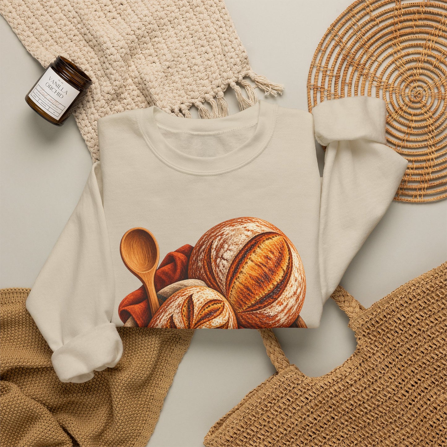 Artisan Bread Baking Emblem Sweatshirt