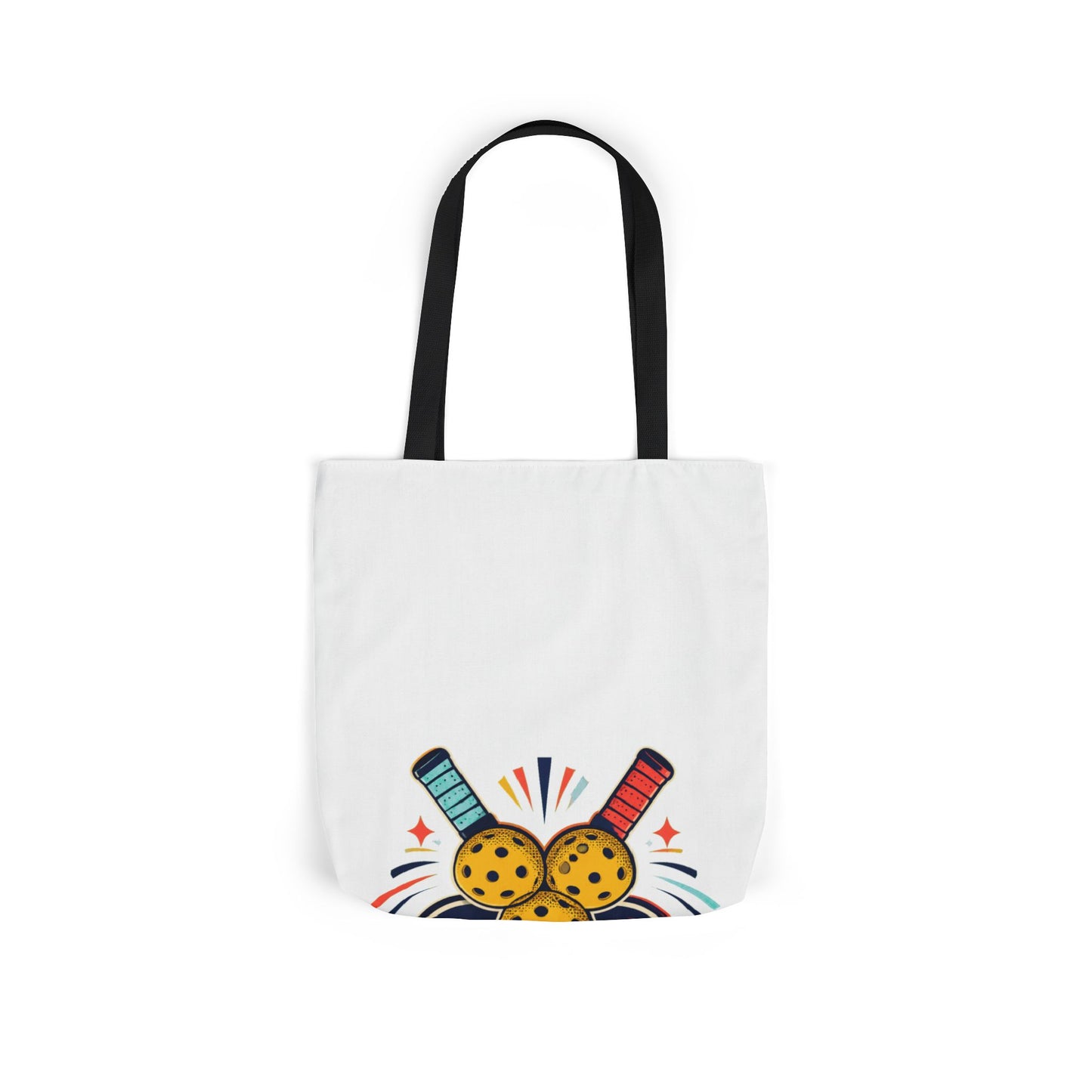 Retro Pickleball Paddles Recreational Sports Tote Bag