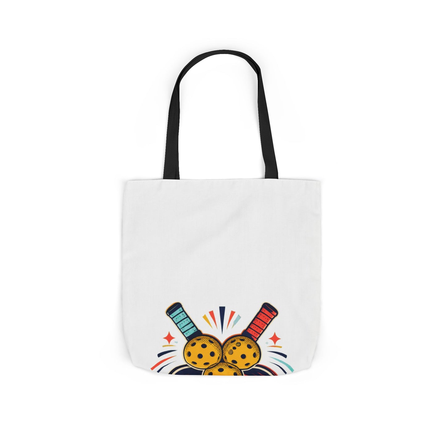 Retro Pickleball Paddles Recreational Sports Tote Bag