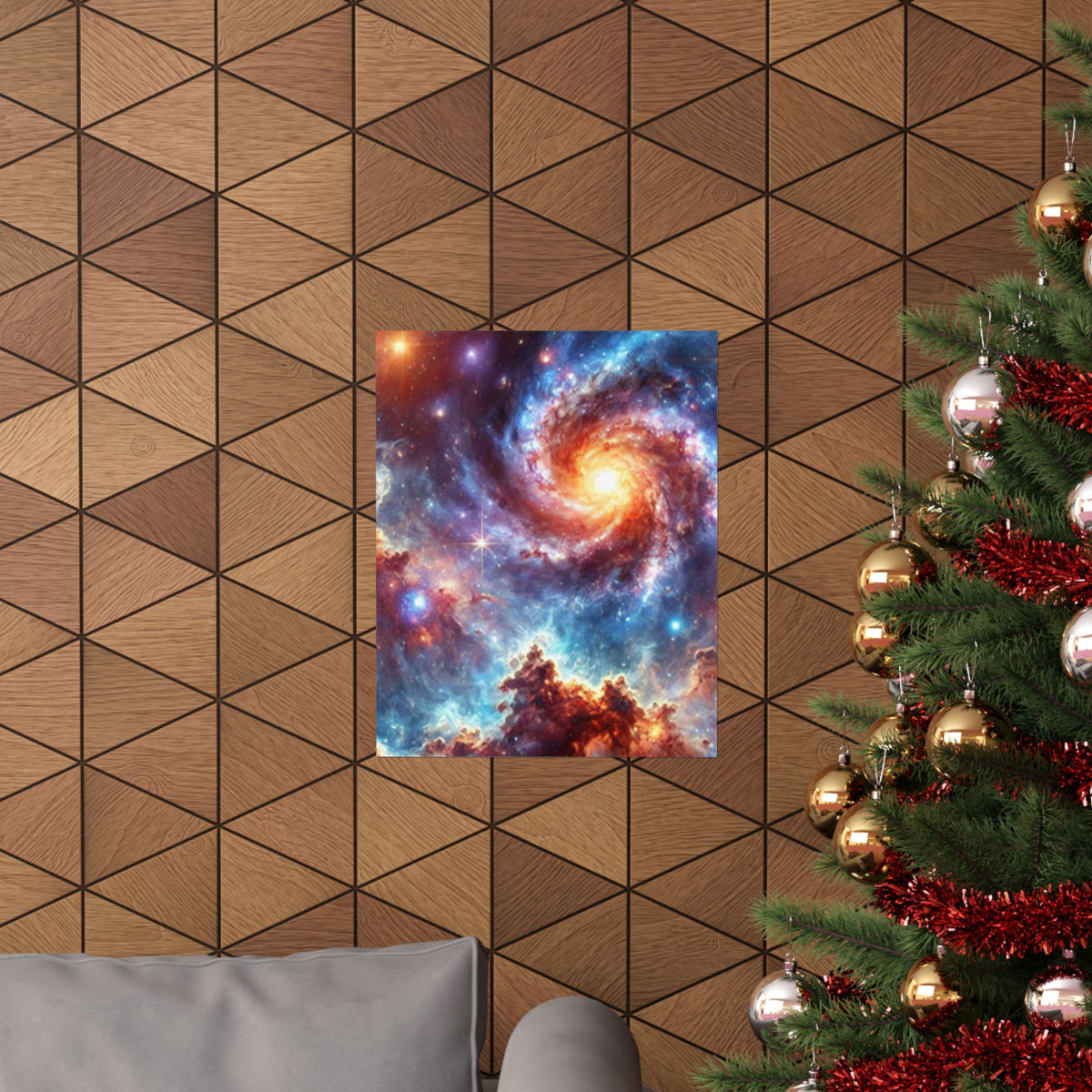Galaxy Nebula Dreamscape Abstract Space Poster Wall Art Decor