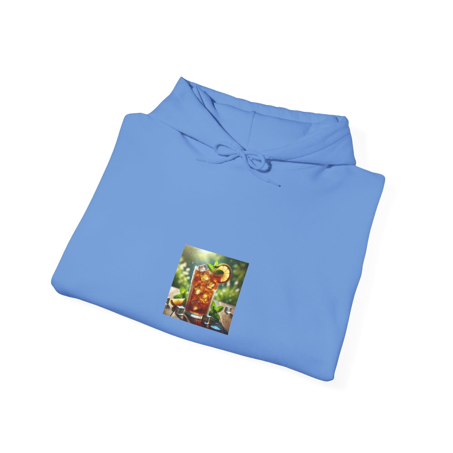 Sunlit Iced Tea Lemon Mint Cozy Summer Drink Hoodie
