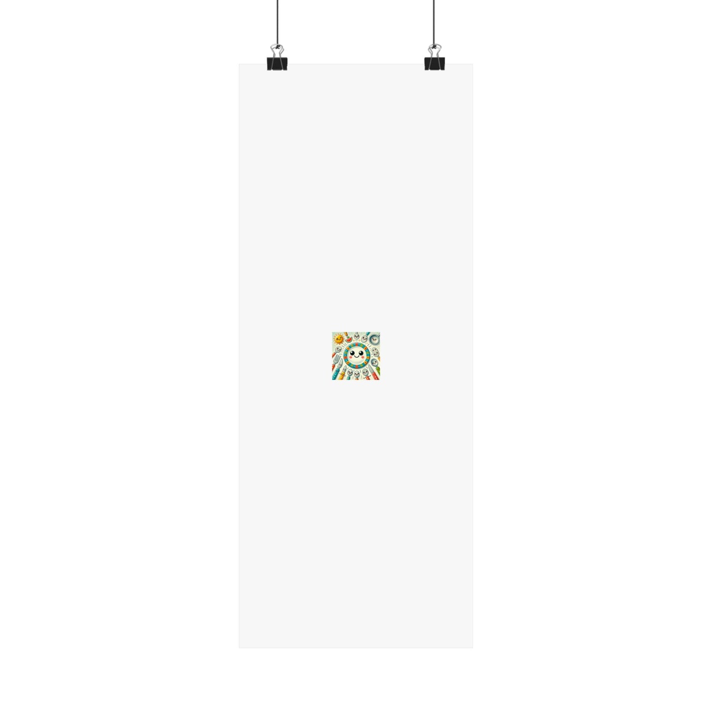 Happy Little Kitchen Club Kawaii Food Poster Kitchen Wall Art Decor