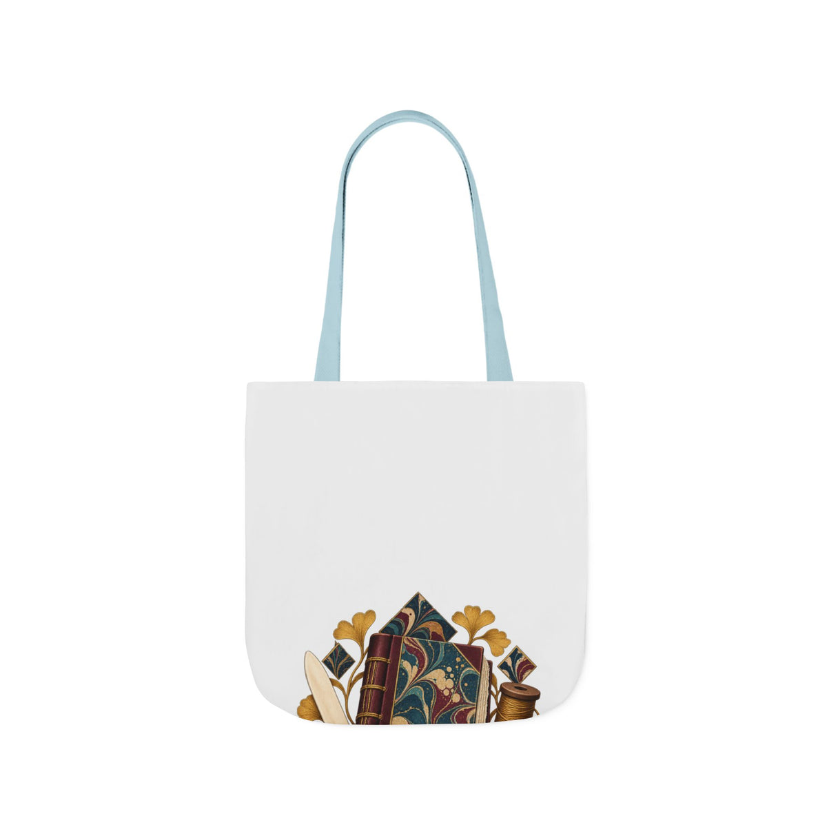 Traditional Marbled Bookbinding Workshop Tote Bag