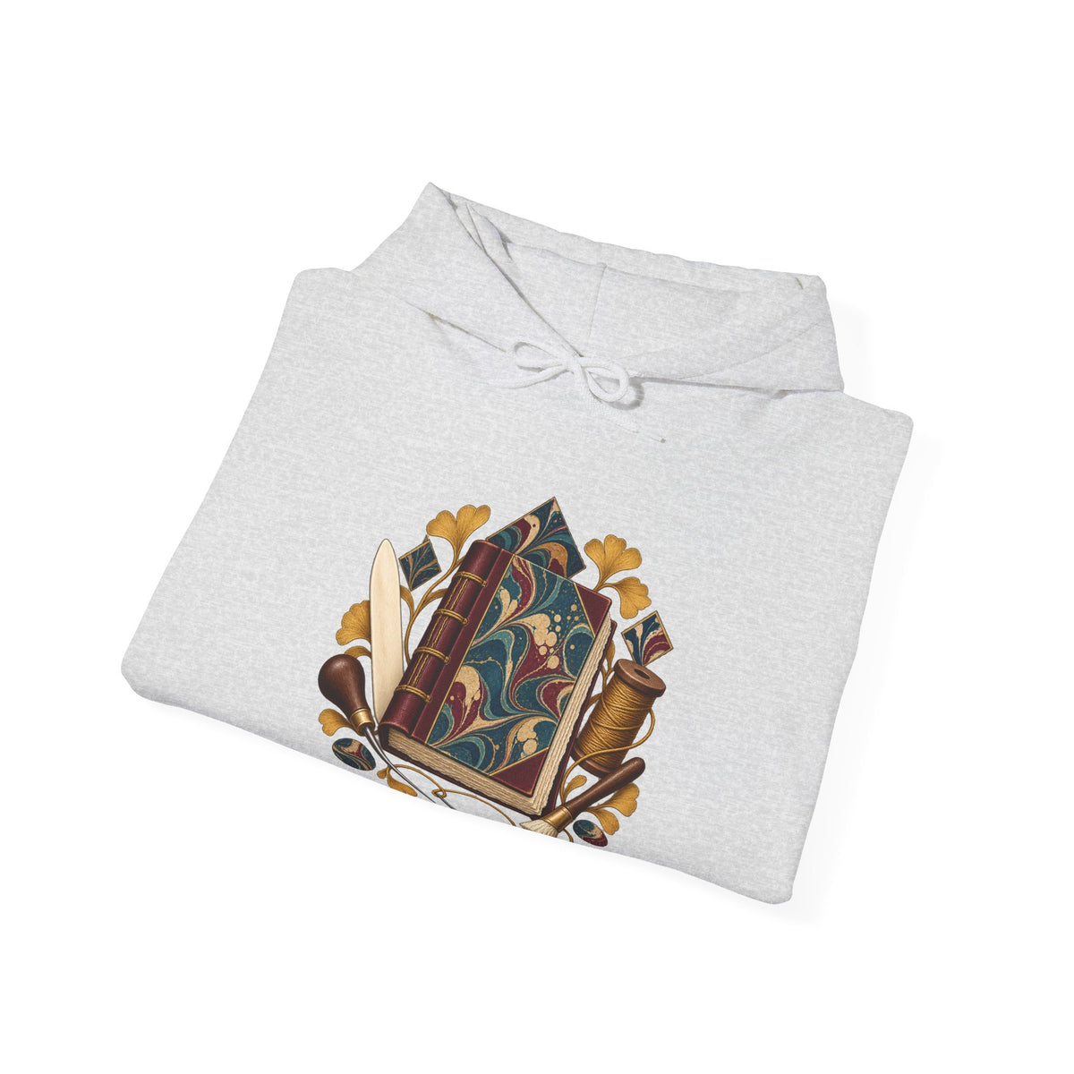 Traditional Marbled Bookbinding Workshop Hoodie