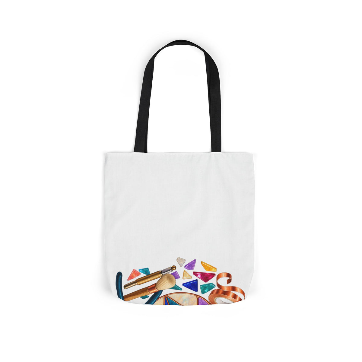 Abstract Stained Glass Suncatcher Workshop Tote Bag
