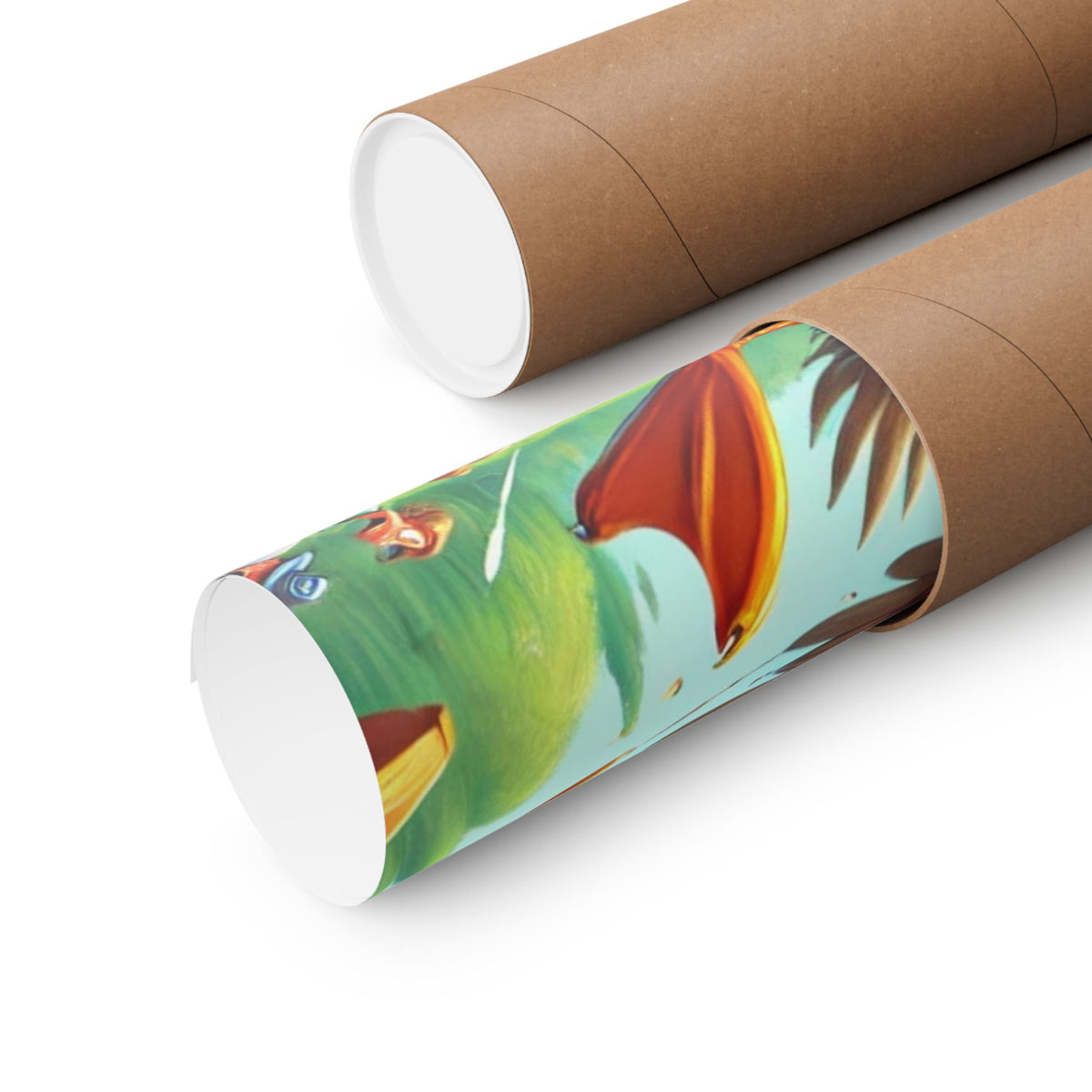 Chaotic Picnic Duck Funny Summer Wall Art Poster