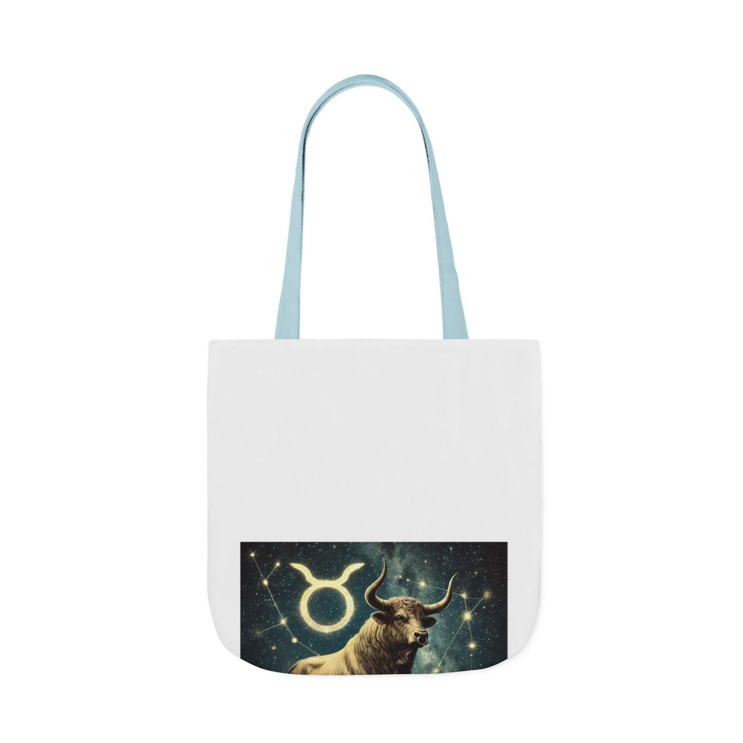Taurus Bull Constellation Celestial Canvas Tote Bag
