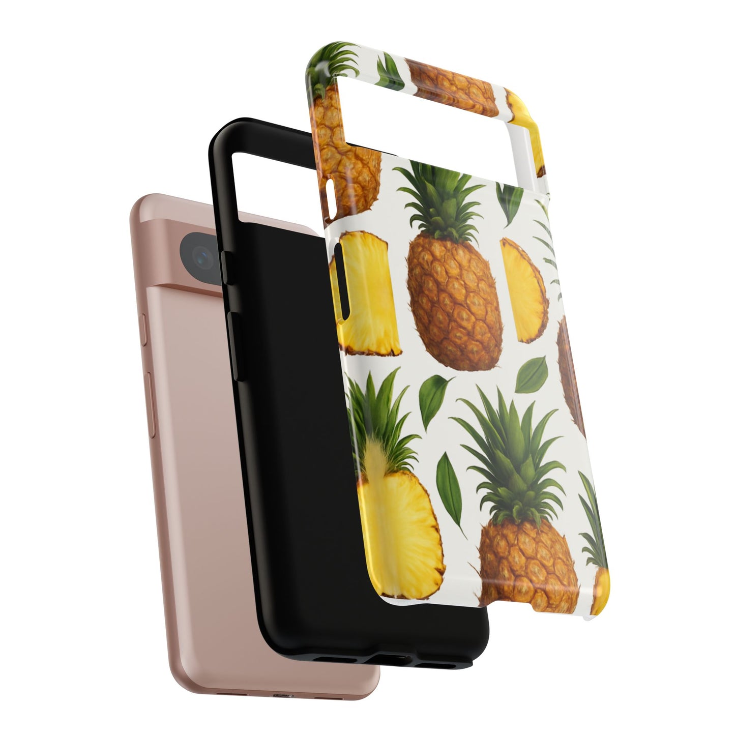 Pineapple Phone Case - Tough Cases, Tropical Phone Cover, Summer Vibe Accessories, Cute Pineapple Design, Fun Gift for Fruit Lovers