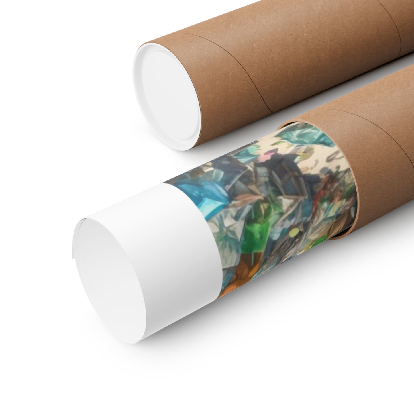 Urban Recycling Anime Friends Green City Wall Poster