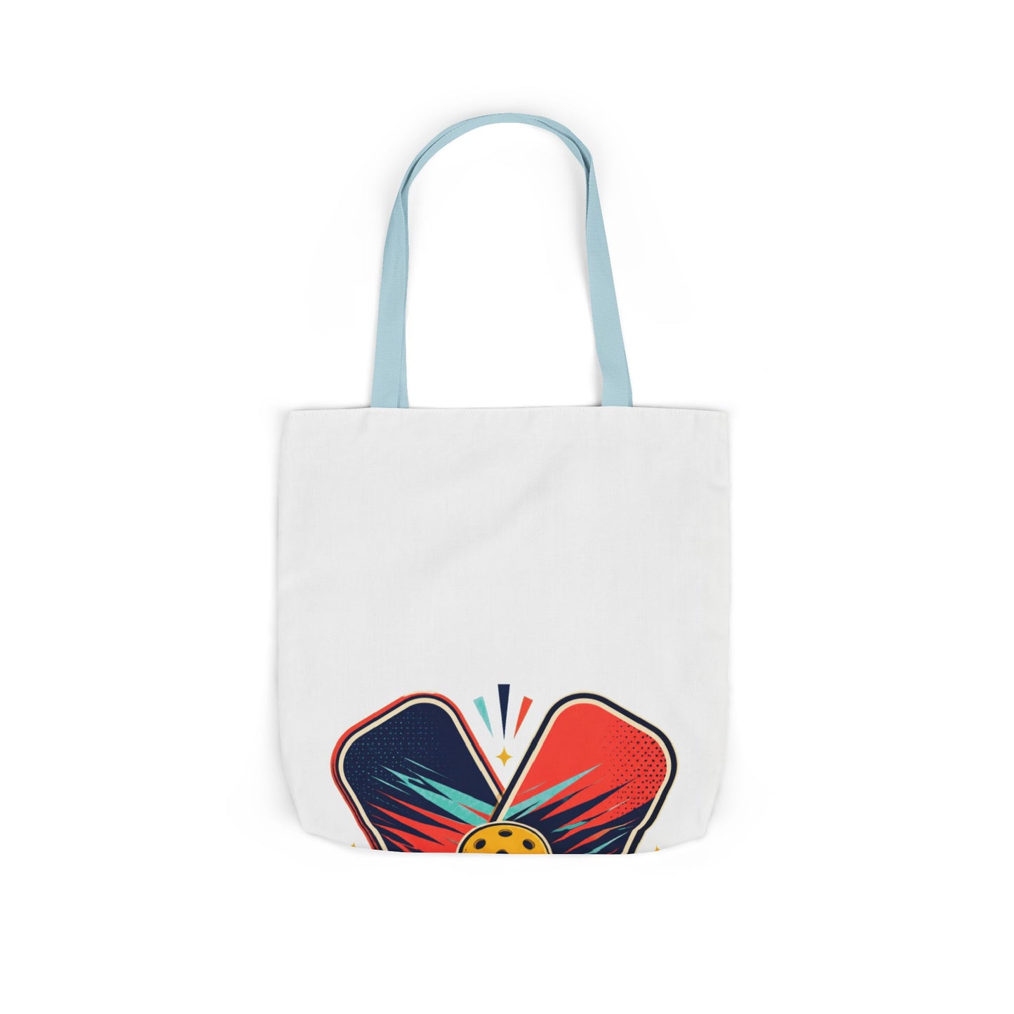 Retro Pickleball Paddles Recreational Sports Tote Bag