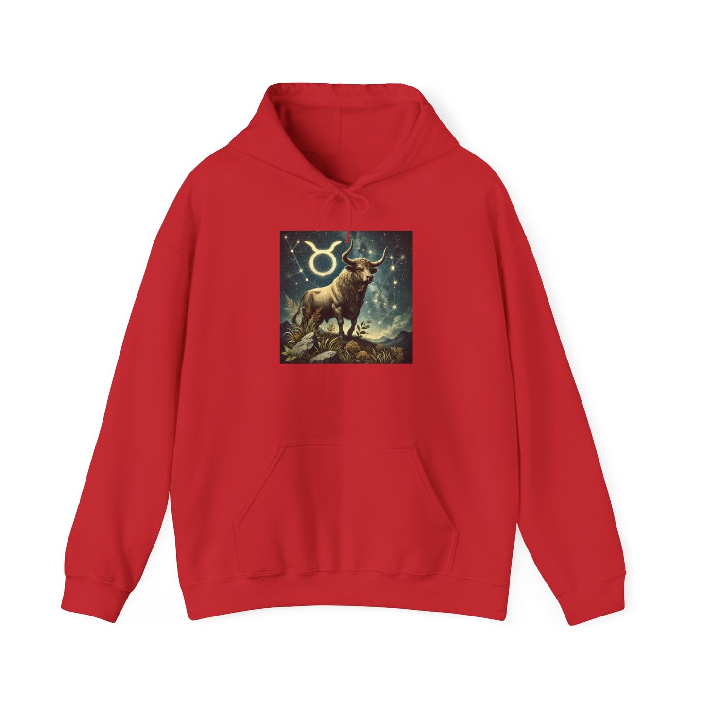 Taurus Zodiac Sign Unisex Hooded Sweatshirt - Cozy Heavy Blend™ Hoodie with Stylish Astrological Design - Great Gift Idea!