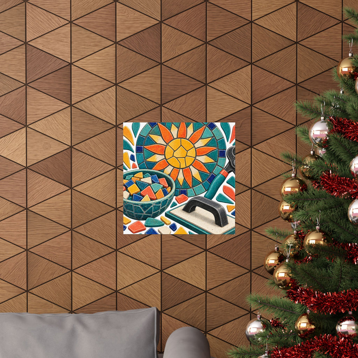 Sunburst Mosaic Making Workshop Poster