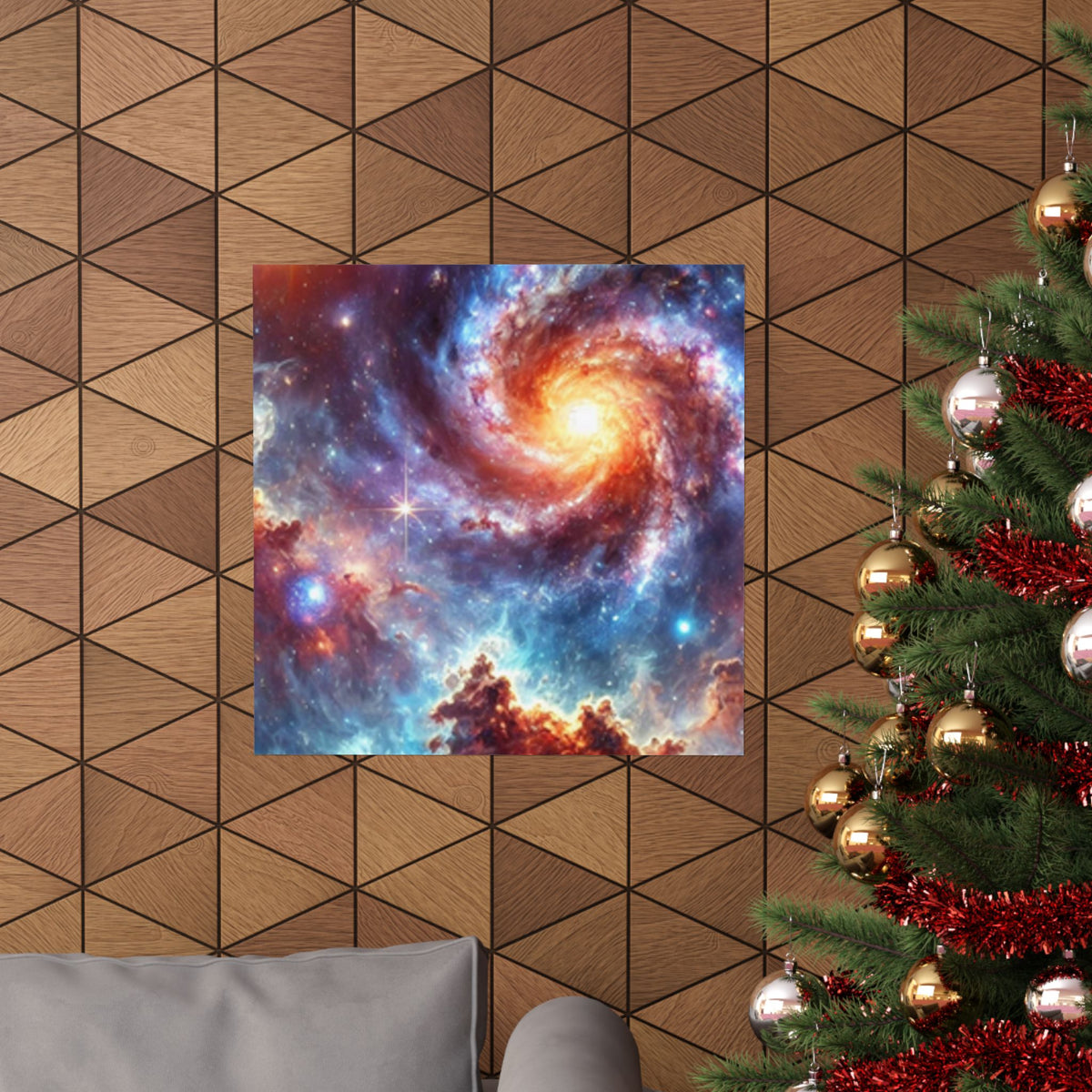 Galaxy Nebula Dreamscape Abstract Space Poster Wall Art Decor