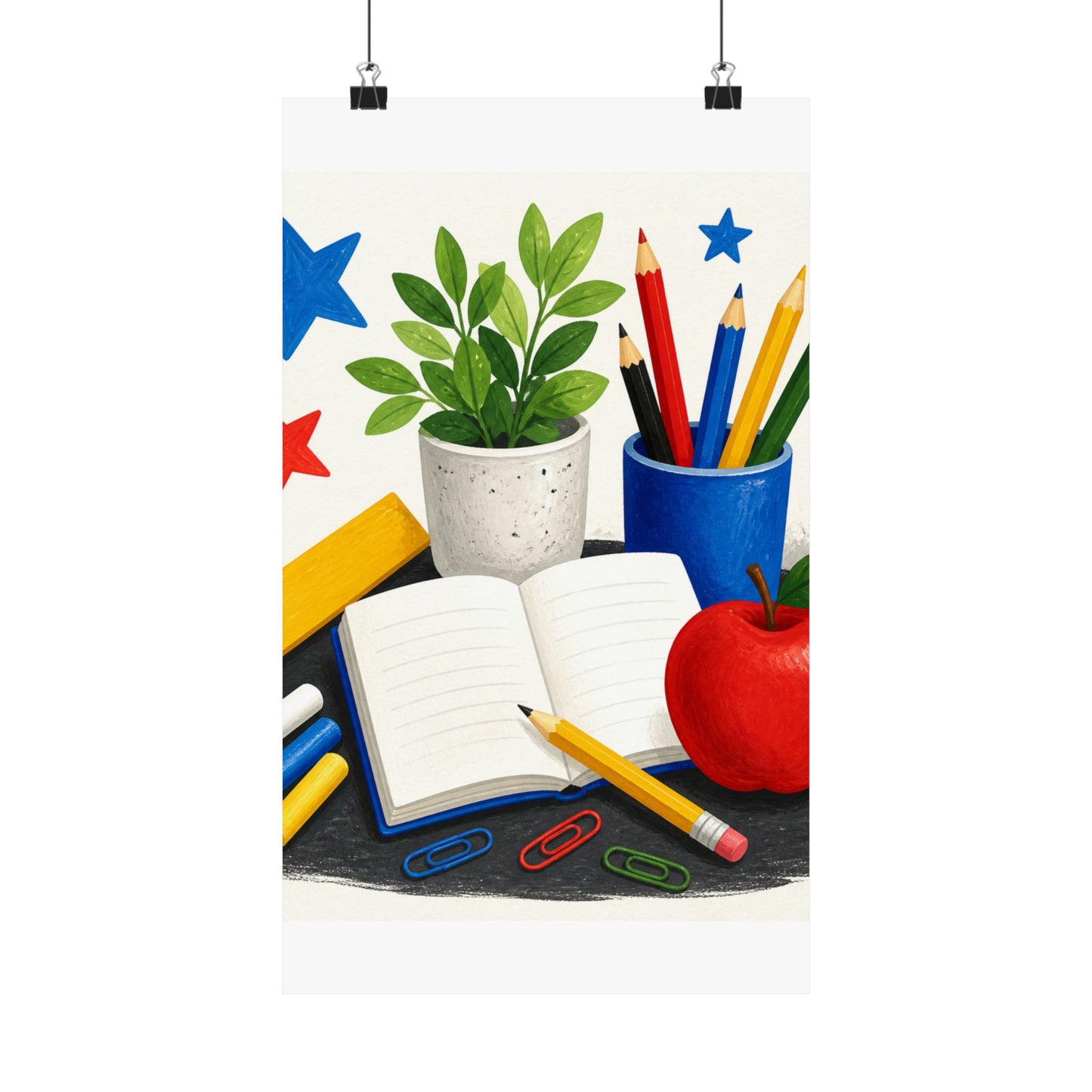 Colorful Classroom Supplies Teacher Appreciation Poster