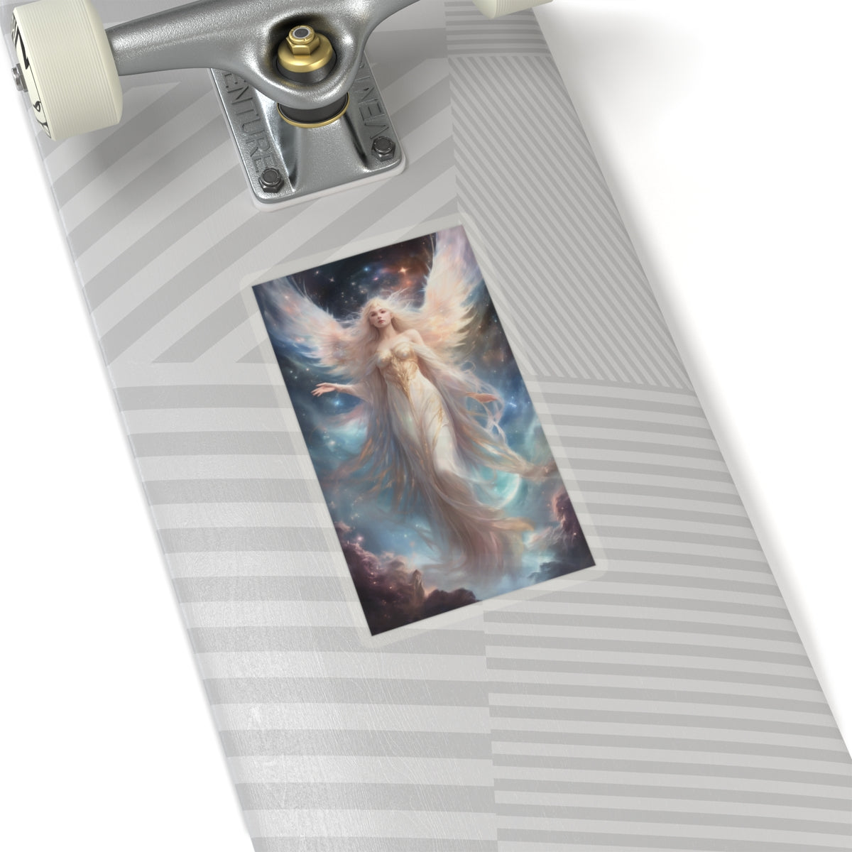 Celestial Winged Heroine Fantasy Portrait Sticker