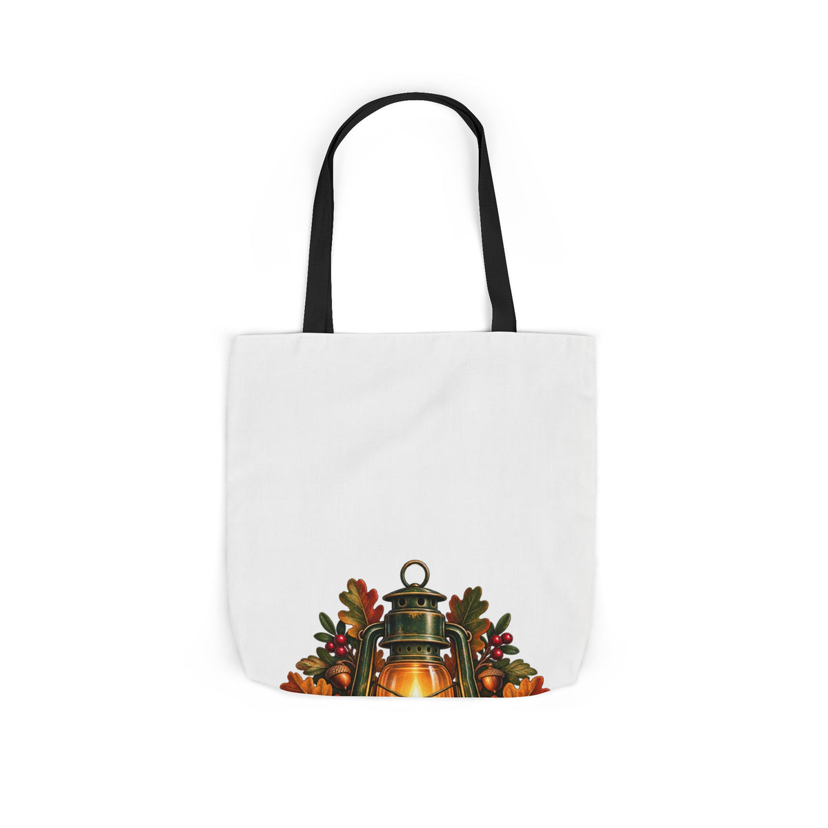 Autumn Oak Lantern and Acorns Tote Bag