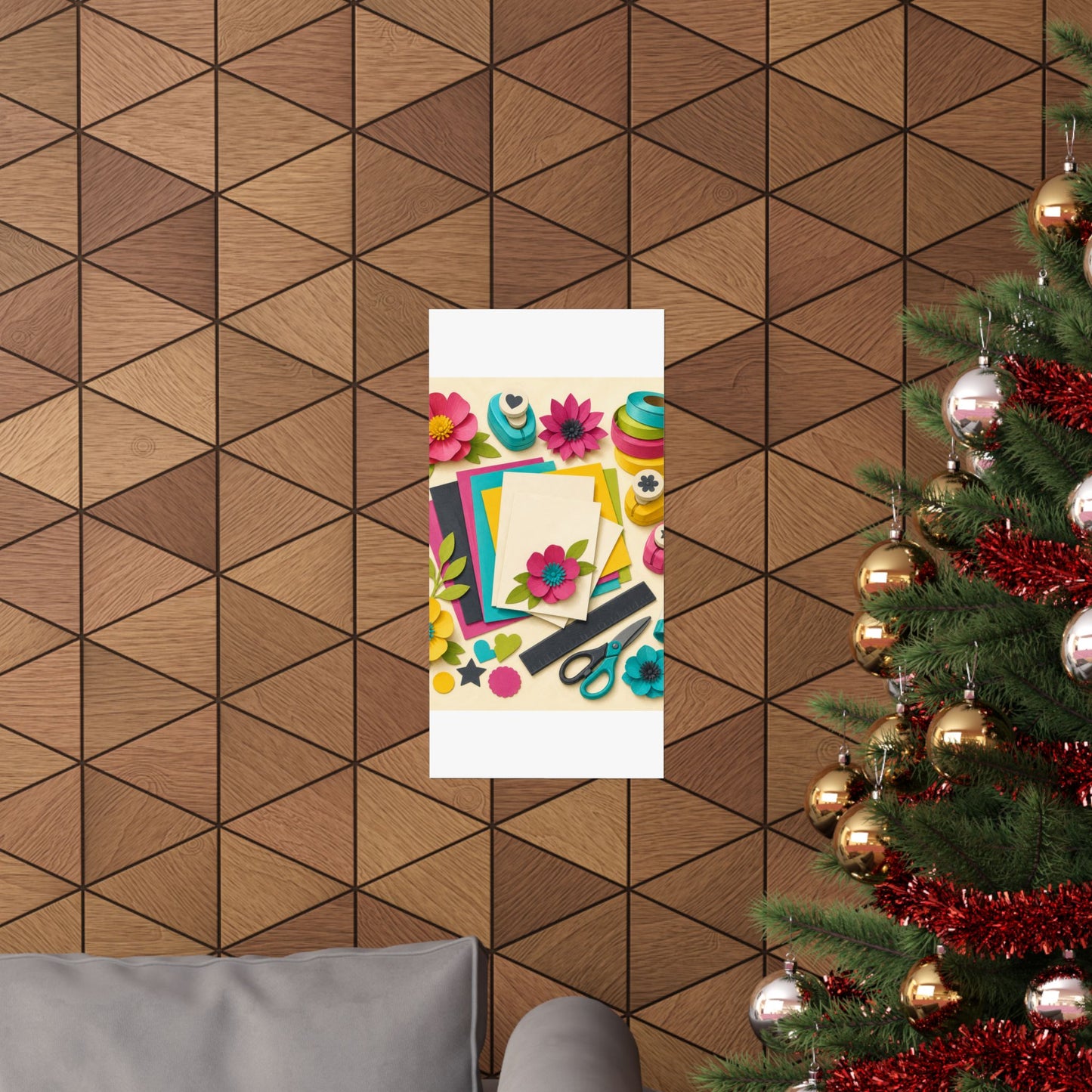 Bright Paper Crafting Hobby Poster