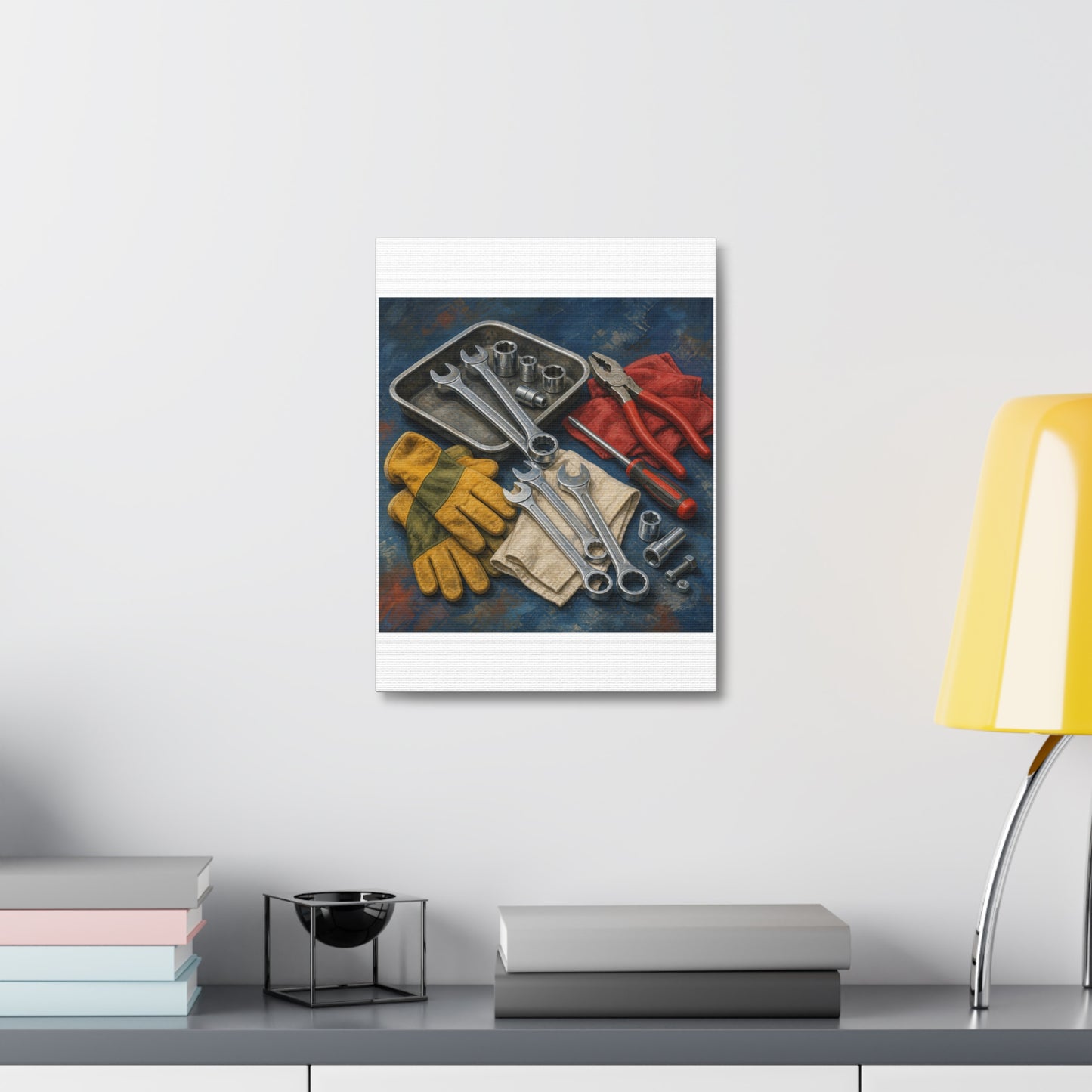 Classic Mechanic Hand Tools Art Canvas Art