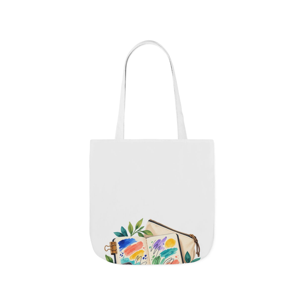 Colorful Urban Sketching Travel Kit Tote Bag