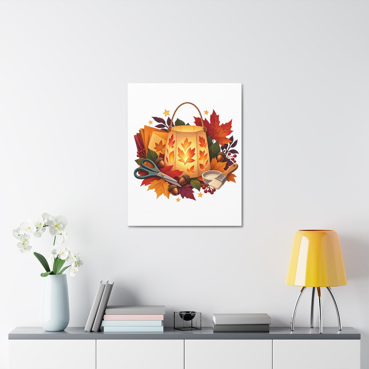 Autumn Lantern Making Workshop Canvas
