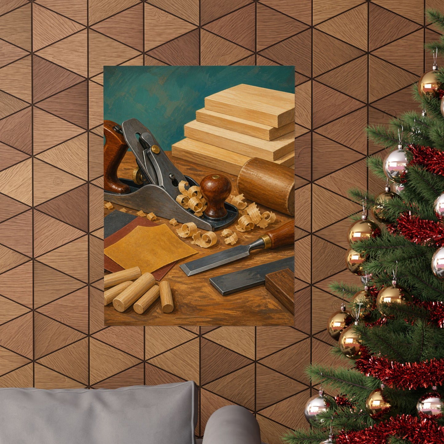 Classic Woodworking Tools Hobby Poster
